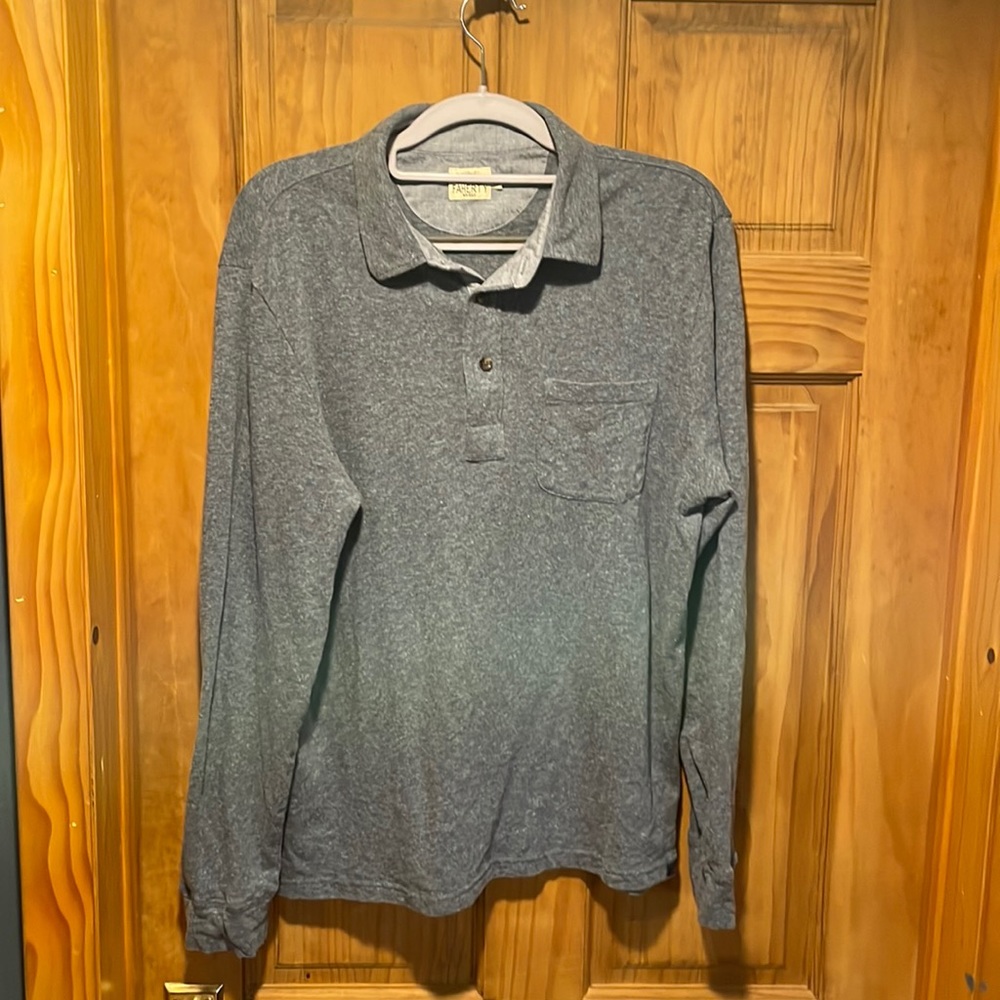 Faherty long sleeve polo.